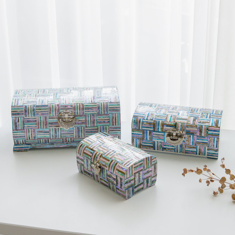 Najeon Mother-of-Pearl Jewelry Box - 2 - Tier (VII) - view 8