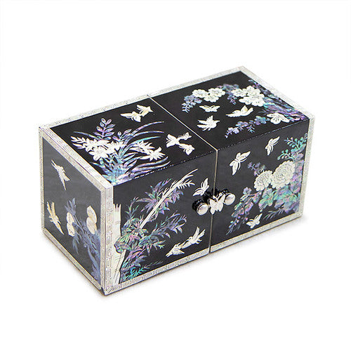Najeon Mother-of-Pearl Jewelry Box - Black, Medium (by Oh Myung - ho) (II) - view 4