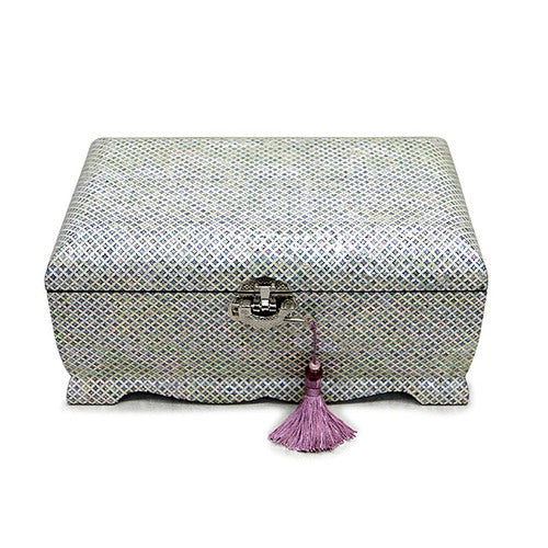 Najeon Mother-of-Pearl Jewelry Box - 2 - Tier, Large - view 4