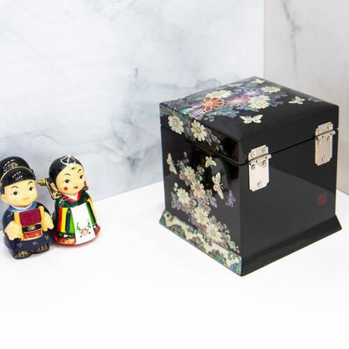 Najeon Mother-of-Pearl Jewelry Box - Chrysanthemum, 3 - Tier - view 6