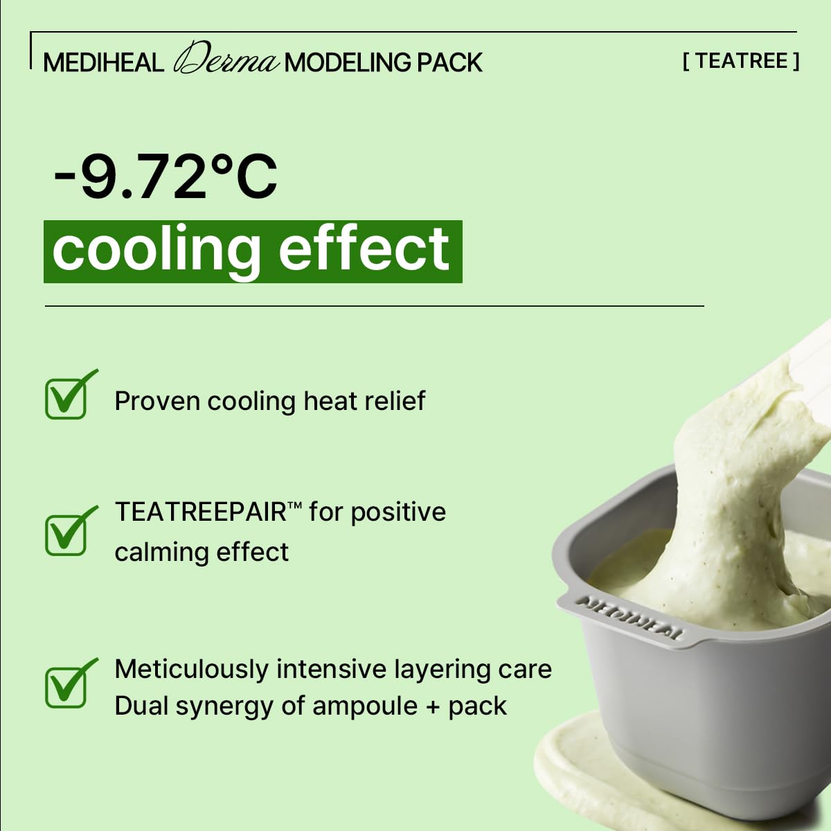 Mediheal Derma Modeling Pack Teatree Calming - view 3
