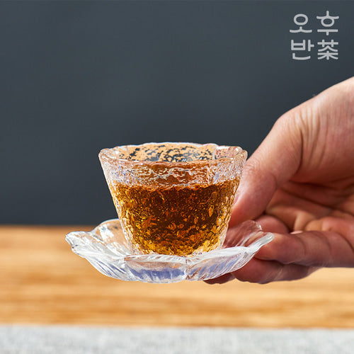 KOHGANE Korean Teacup Glass Heatproof Lotus - Tea Ritual Object - view 5