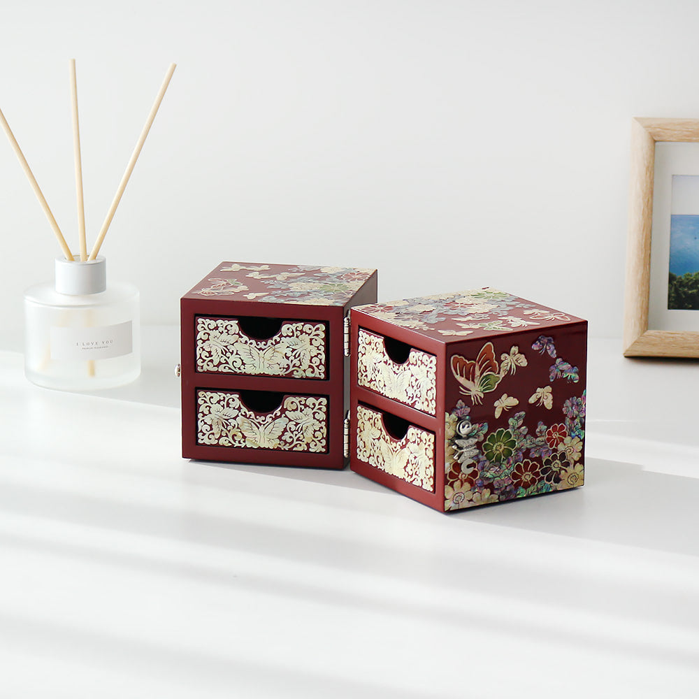 Insadong Craft Korean Mother-of-Pearl Lacquerware - Handmade Seoul Design No.12 - view 6