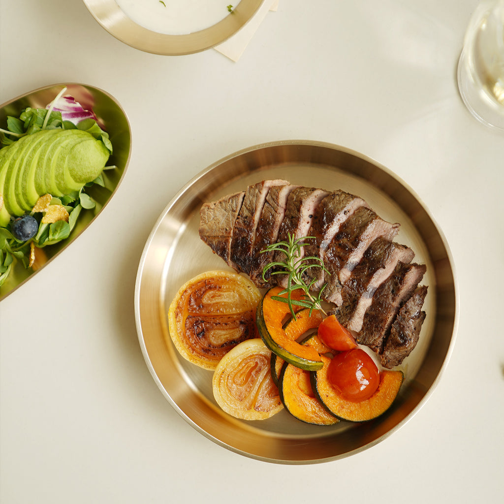 Notdam Bangjja Brass Main Course Plate - view 2
