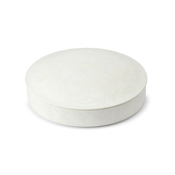 Kwangjuyo Baekja White Porcelain Vessel — Peony