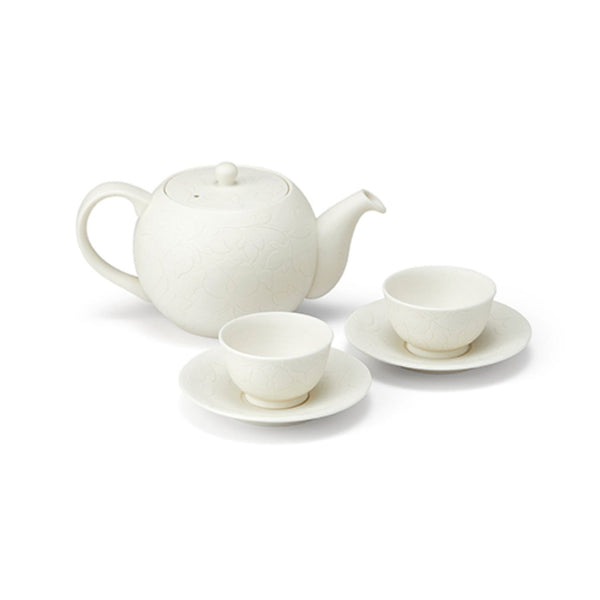 Kwangjuyo Baekja White Porcelain Vessel — Peony