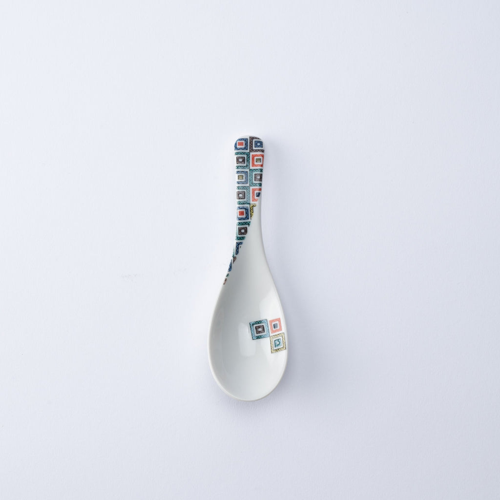 Musubi Kiln Patterned Ramen Spoon