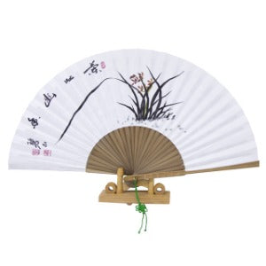 Korean Folding Fan - Plum Blossom (II) - view 5