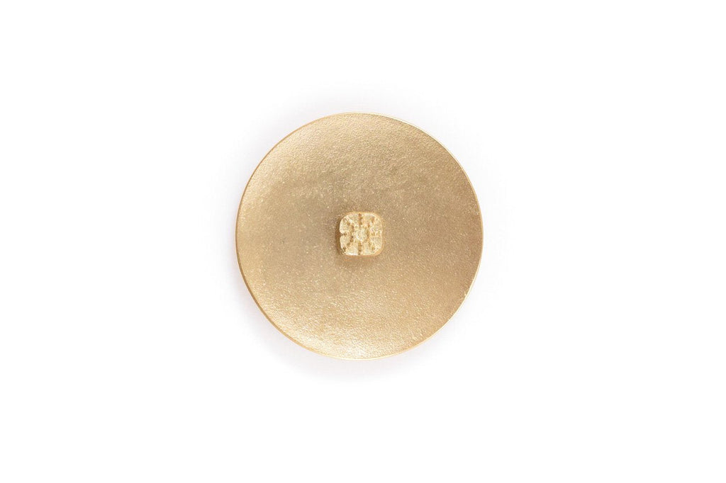 Juttoku Brass Incense Dish and Holder Set - Round - view 2