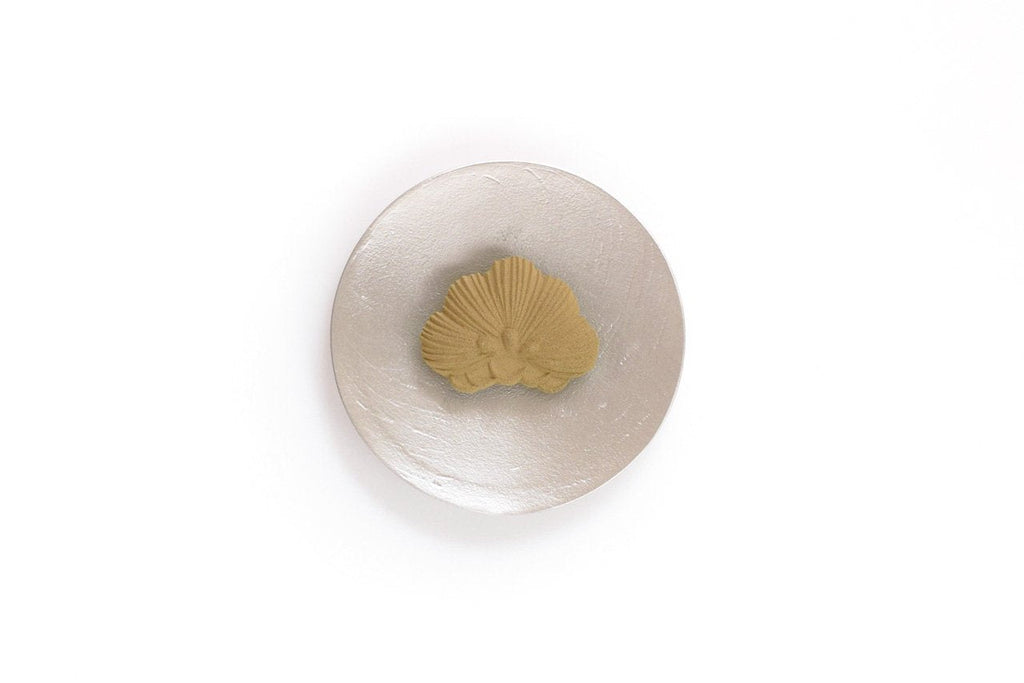 Juttoku Tin Incense Dish and Holder Set - Round - view 3