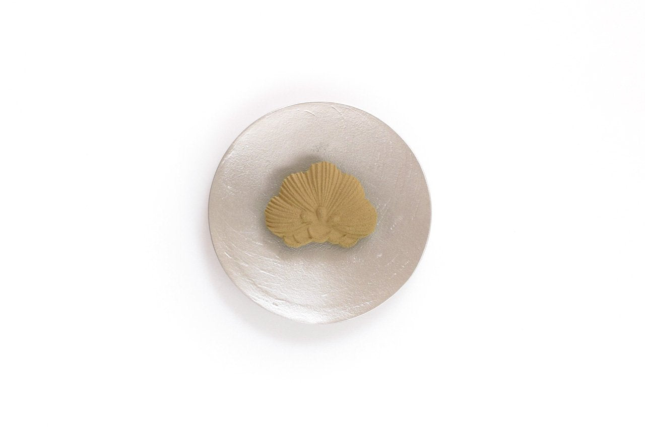 Juttoku Tin Incense Dish and Holder Set - Round - view 3