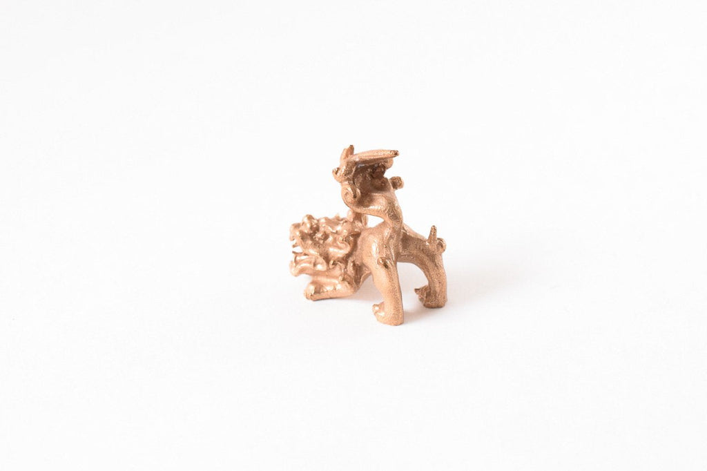 Juttoku Lion Guardian Incense Holder - view 2