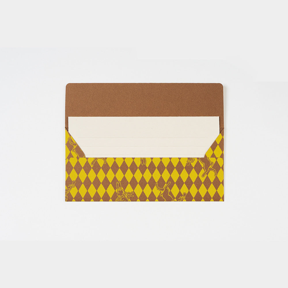 Inside Object Stationery - Money envelope/card - Trumpeter rabbit
