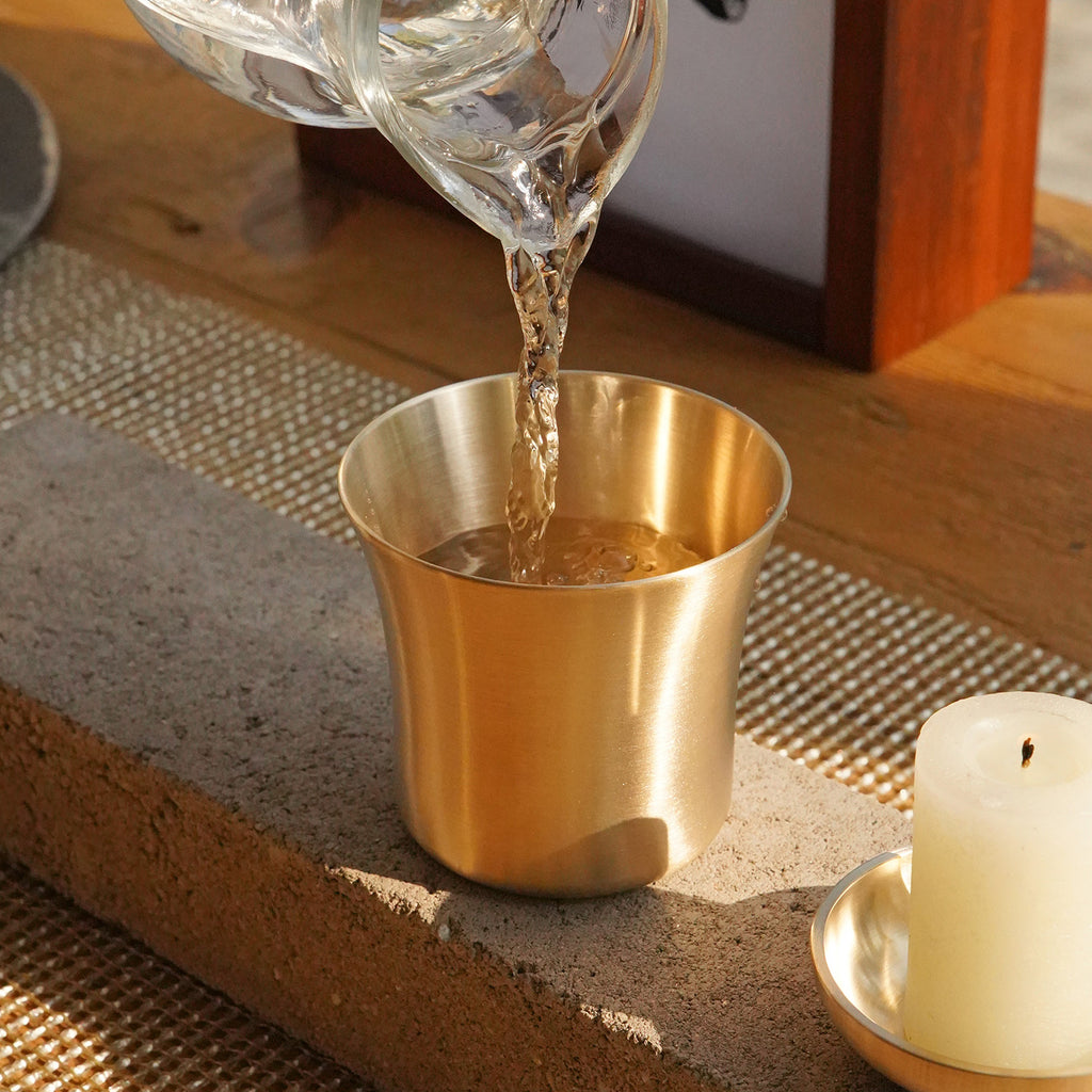 Notdam Bangjja Brass Curved Water Cup - view 4