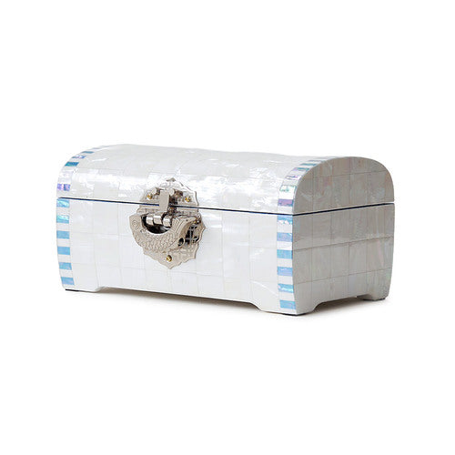 Najeon Mother-of-Pearl Jewelry Box - White, 2 - Tier - view 5