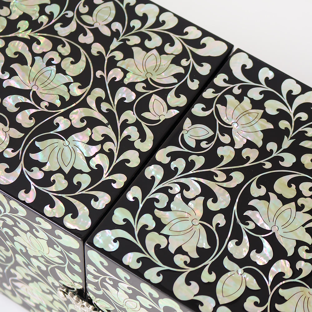 Najeon Mother-of-Pearl Twin - Lid Box - Peony (XL) - view 3