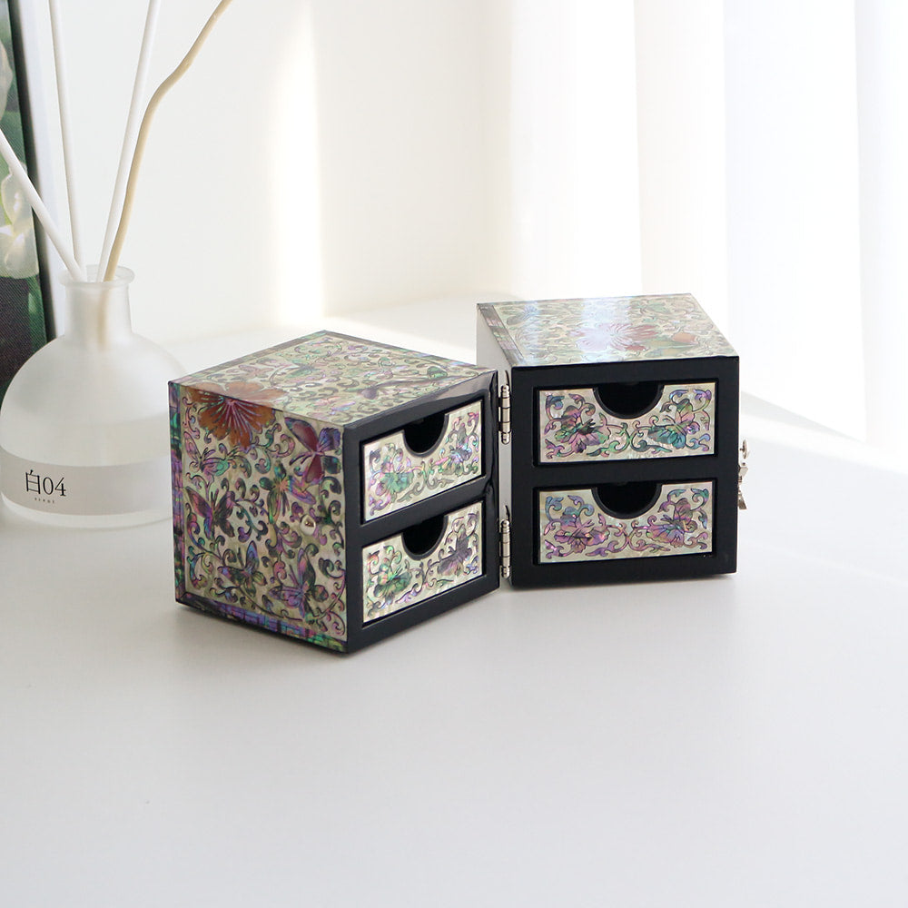 Najeon Mother-of-Pearl Jewelry Box - Butterfly - view 6