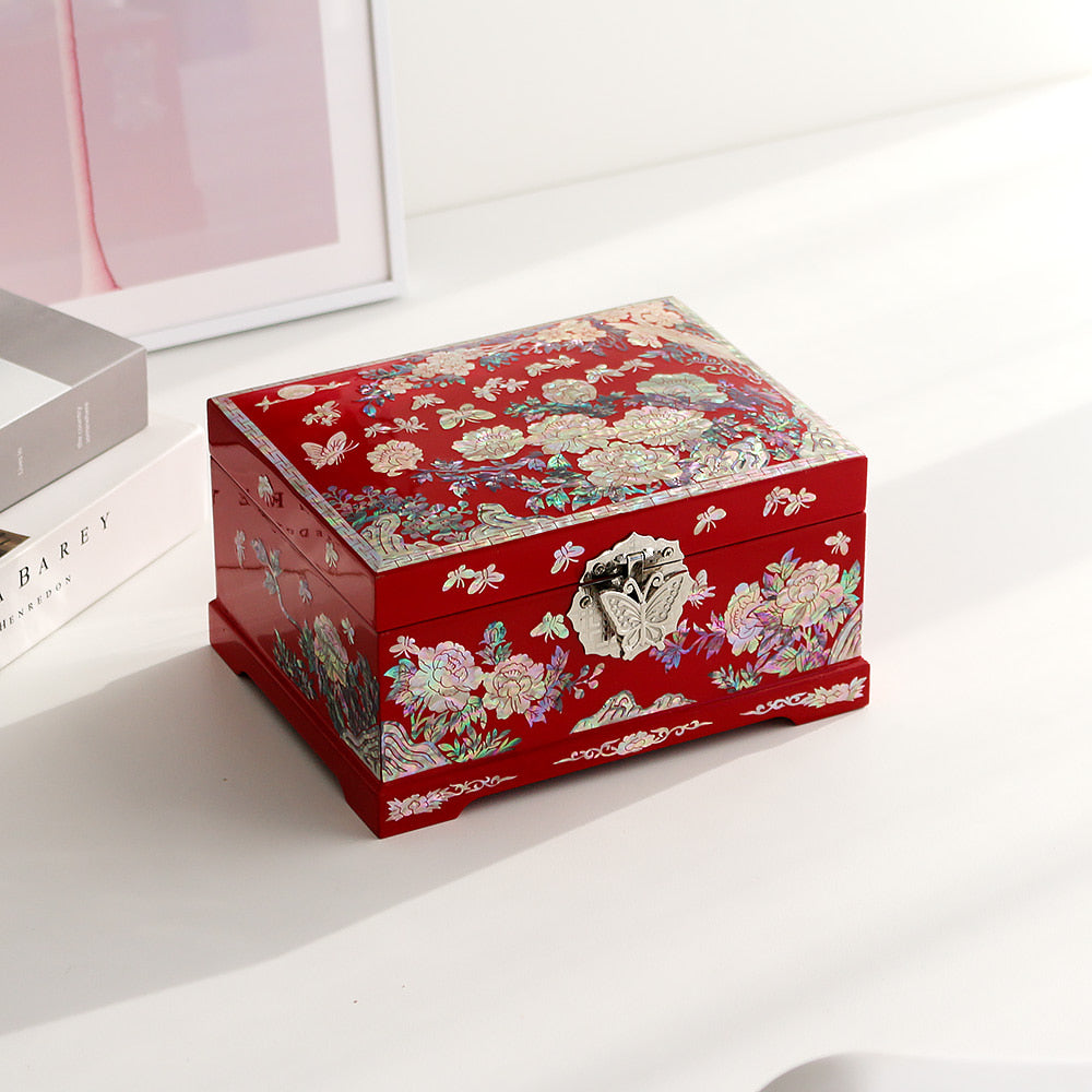 Najeon Mother-of-Pearl Jewelry Box - Peony (VIII) - view 4