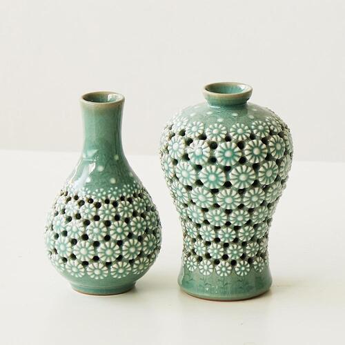 Korean Object - Chrysanthemum, White (III) - view 5