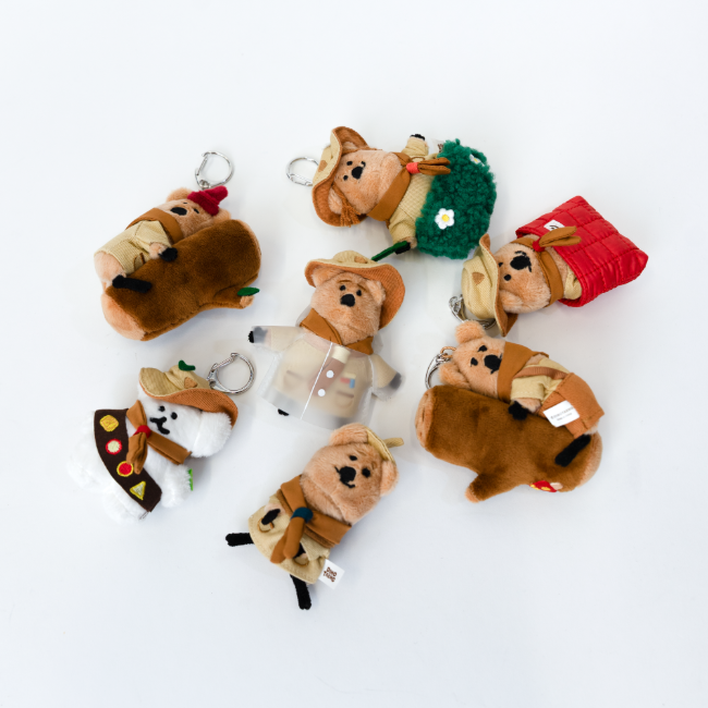 Inside Object Living — QUOKCAMP FLAT FUR KEYCHAIN