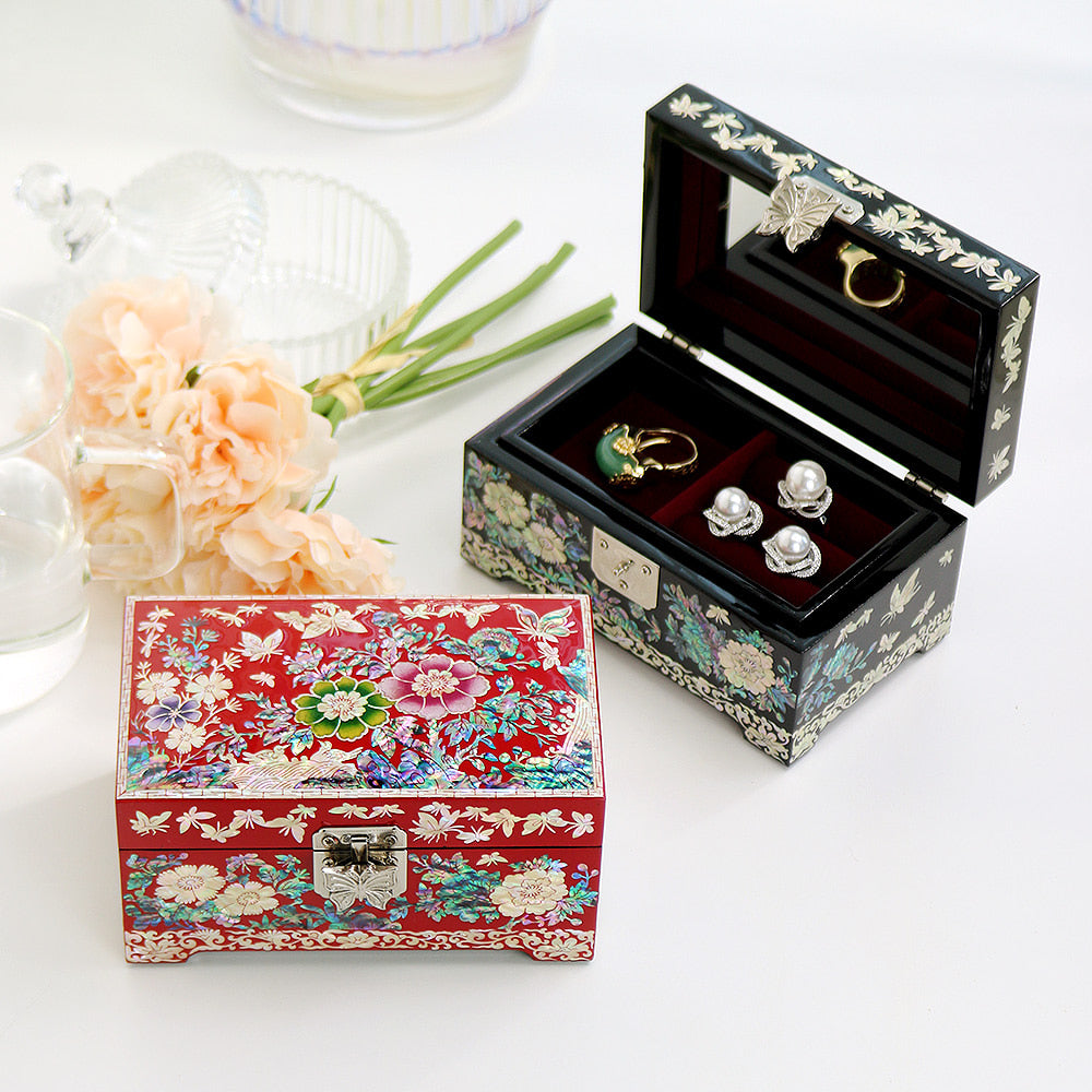 Najeon Mother-of-Pearl Jewelry Box - Butterfly 15cm - view 2