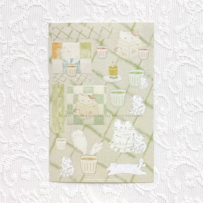 Inside Object Sticker — tea time 매트펄