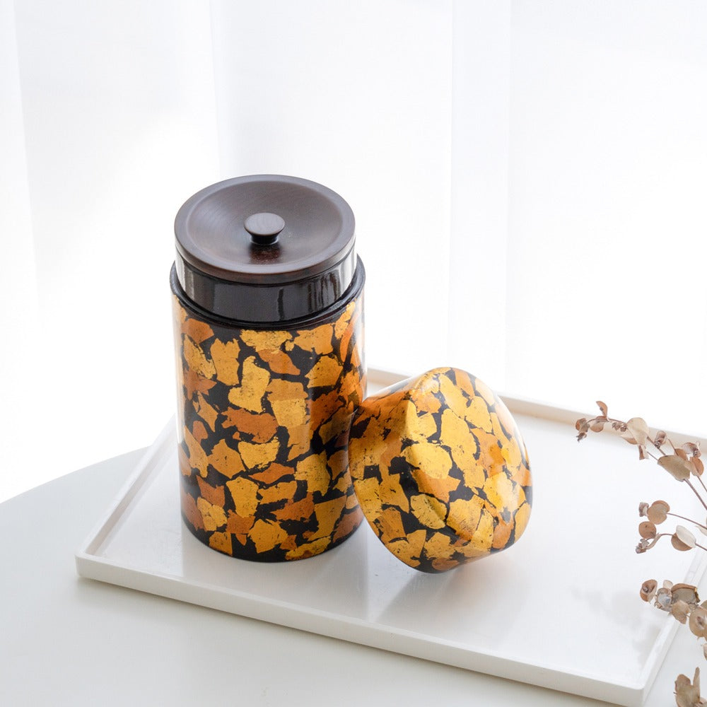 Insadong Craft Korean Decorative Object - Gold Mountain Box - view 2