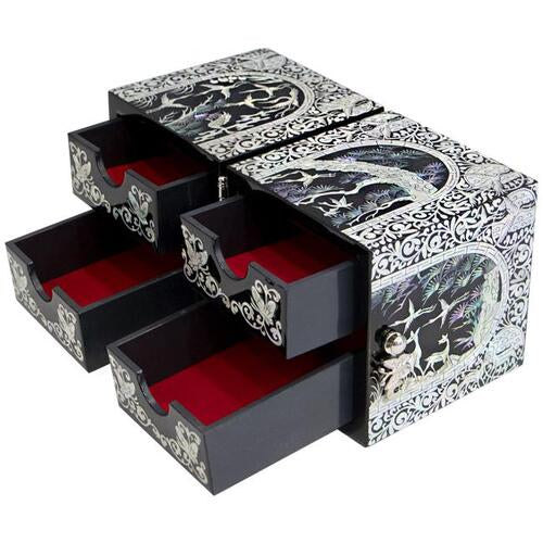 Insadong Craft Korean Mother-of-Pearl Lacquerware - Handmade Seoul Design No.8 - view 6