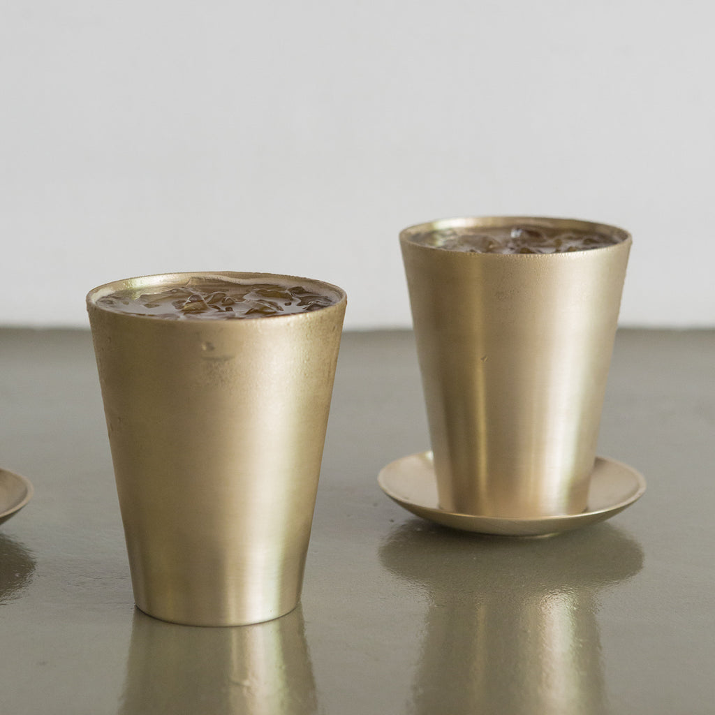 Notdam Bangjja Brass Beer Cup Set of 2 - view 2