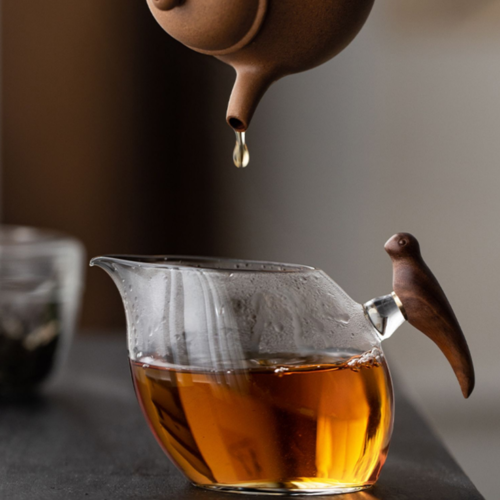 KOHGANE Korean Teapot Cooling Bowl Glass - Tea Ritual Object - view 2
