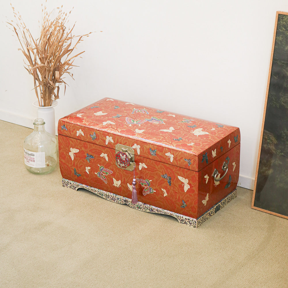 Najeon Mother-of-Pearl Jewelry Box — Butterfly 60cm