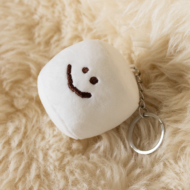Inside Object Keyring — MARSH STRESS BALL KEYRING