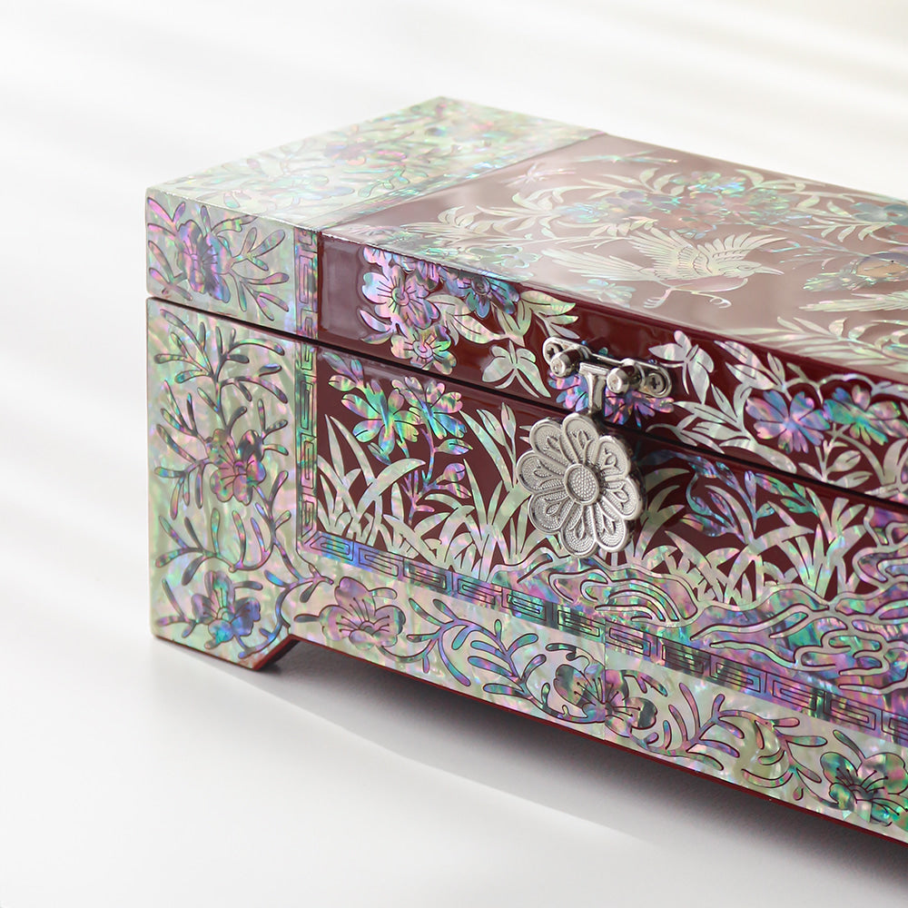Najeon Mother-of-Pearl Jewelry Box - Plum Blossom 24cm - view 4