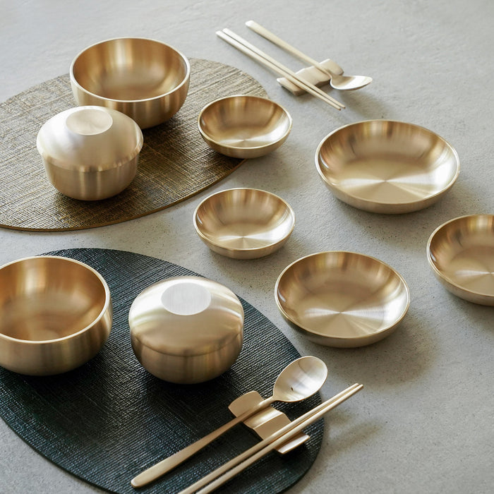 Notdam Bangjja Brass Dinnerware Set for 2 - Royal Palace