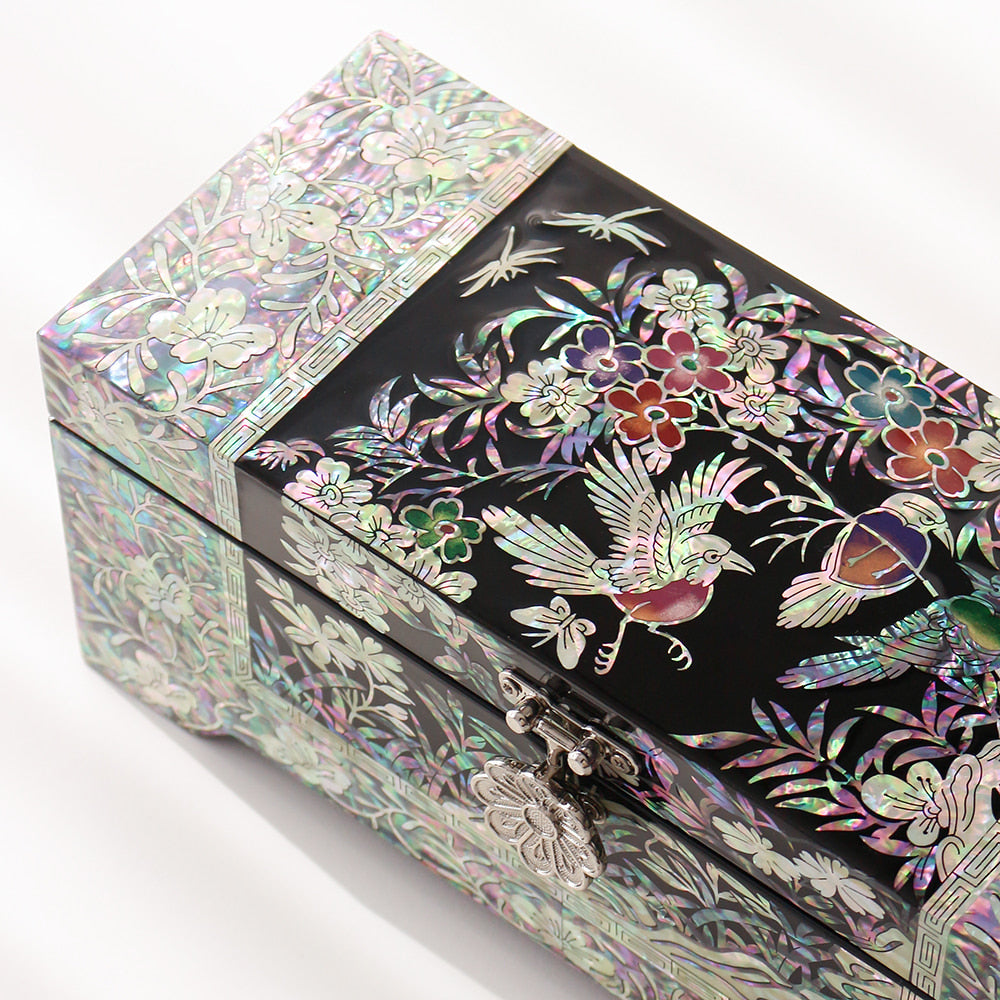 Najeon Mother-of-Pearl Jewelry Box - Plum Blossom 24cm - view 2
