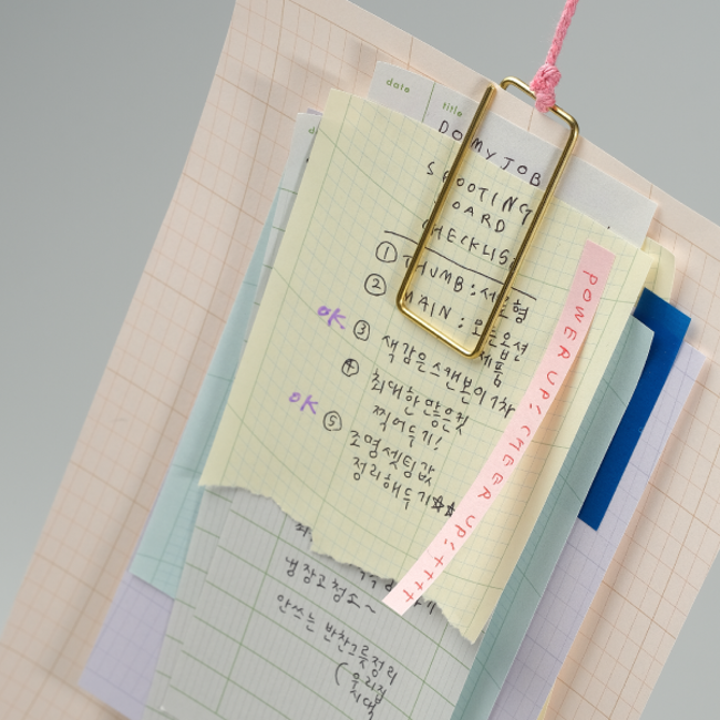 Inside Object Stationery — Oval grid memopad
