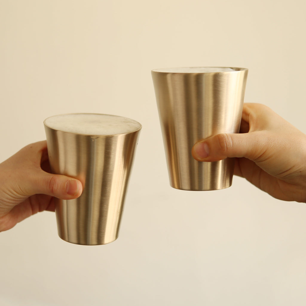 Notdam Bangjja Brass Beer Cup Set of 2 - view 4