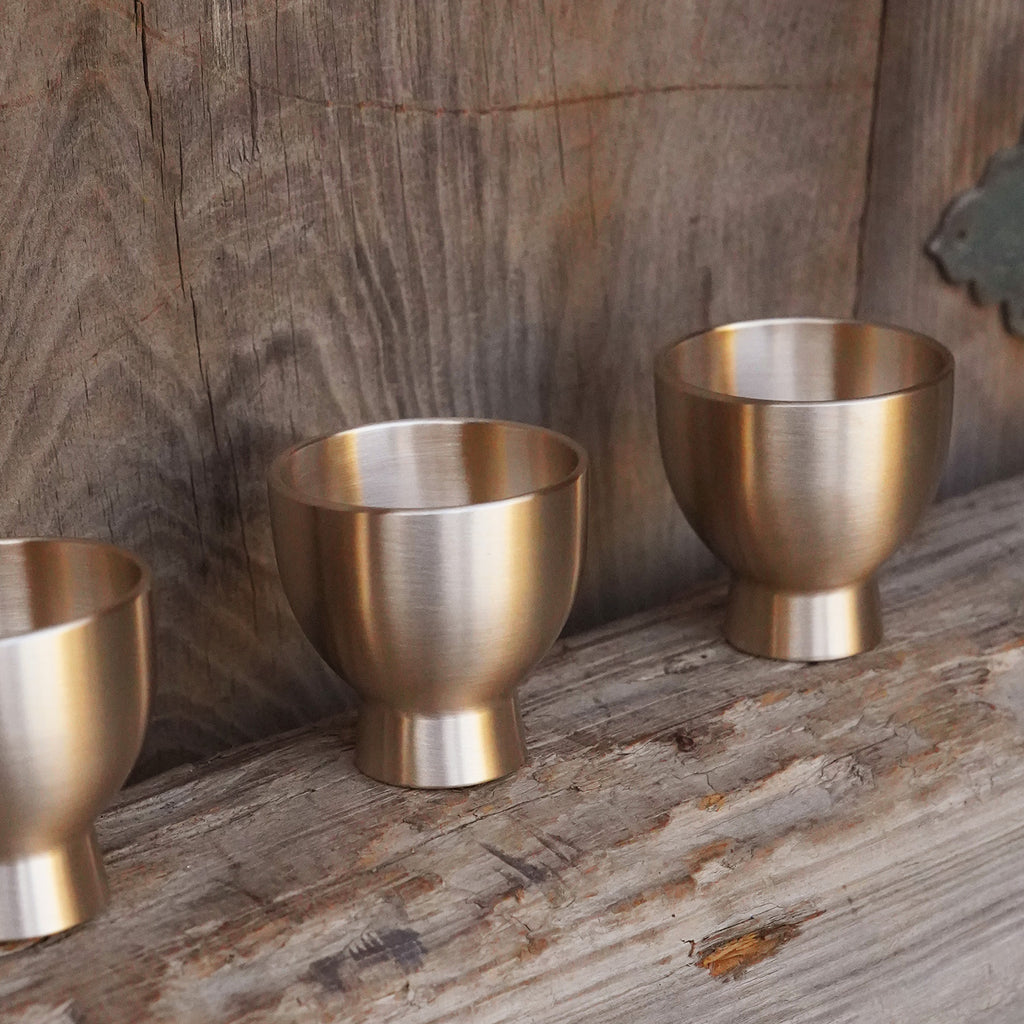 Notdam Bangjja Brass Resonance Soju Cup Set of 2 - view 7