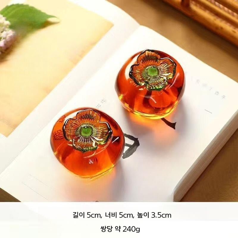KOHGANE Korean Glass Paperweight - Tea Ritual Object - view 5