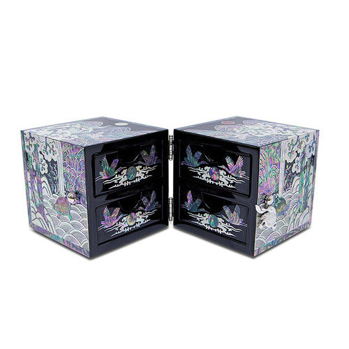 Insadong Craft Korean Mother-of-Pearl Lacquerware - Handmade Seoul Design No.9 - view 6