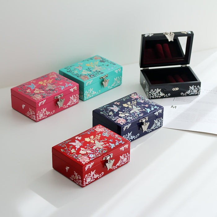 Najeon Mother-of-Pearl Jewelry Box — Butterfly 5cm