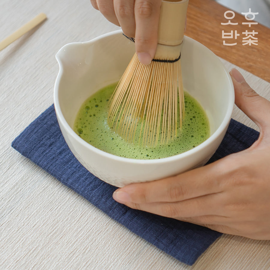 KOHGANE Korean Tea Ceremony Tea Bowl Tea Scoop Matcha Whisk - Tea Ritual Object - view 5