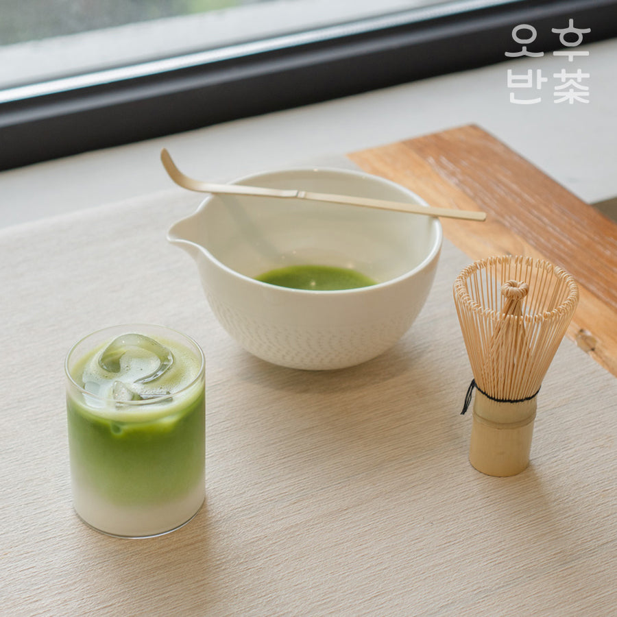 KOHGANE Korean Tea Ceremony Tea Bowl Tea Scoop Matcha Whisk - Tea Ritual Object - view 3
