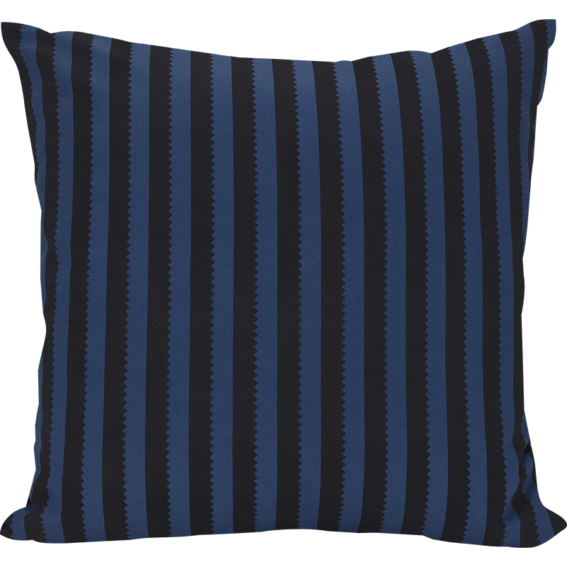 Kitty Bunny Pony Blue Notch Cushion Cover