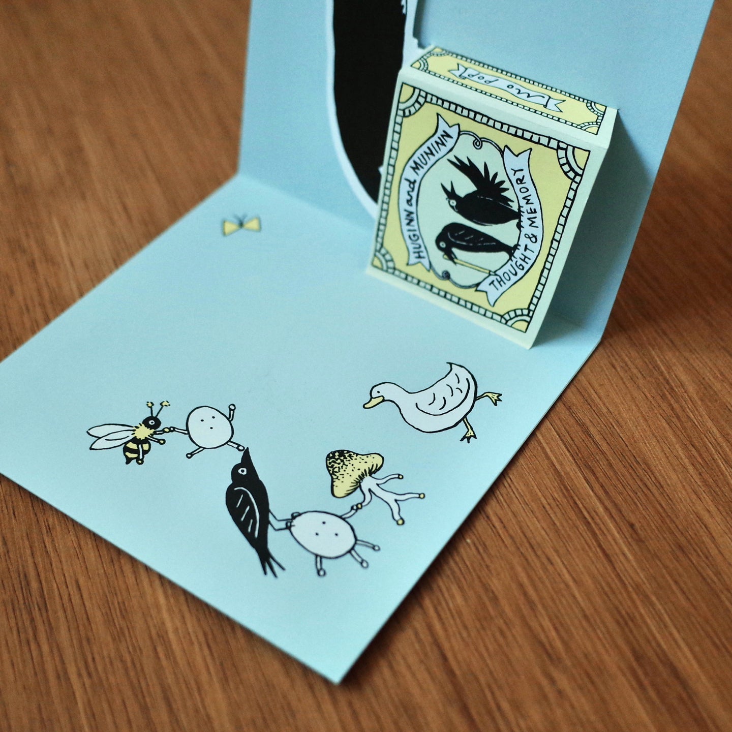 Inside Object Stationery - Mo pop card_jumping mo - view 4