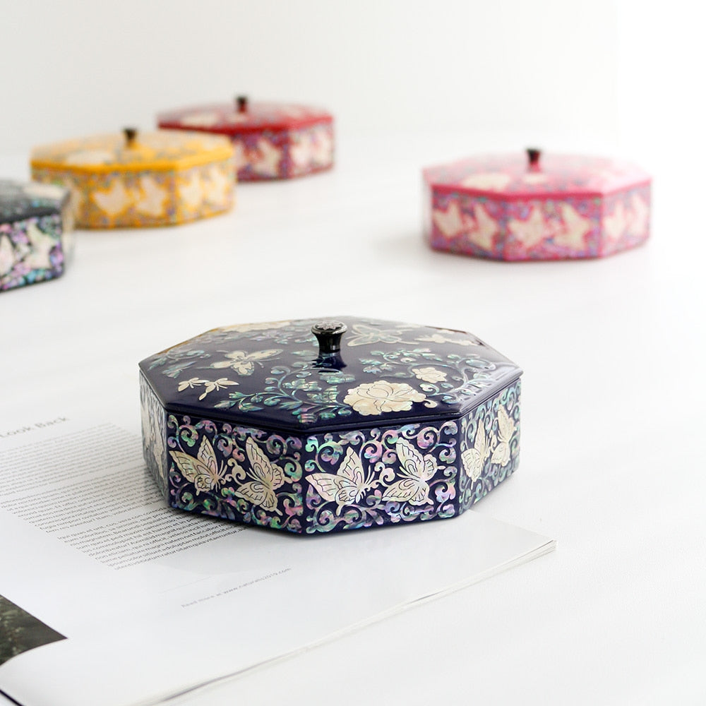 Najeon Mother-of-Pearl Keepsake Box - Butterfly - view 3