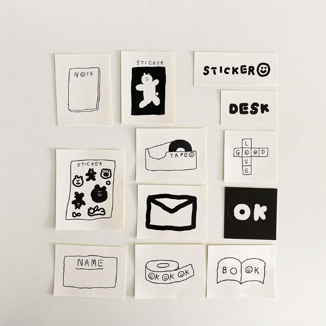 Inside Object Stationery — IN THE BOX STICKER SET_STATIONERY