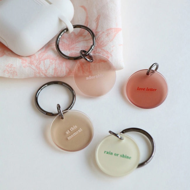 Inside Object Korean Character Keyring - Handmade Seoul Design No.8 - view 2