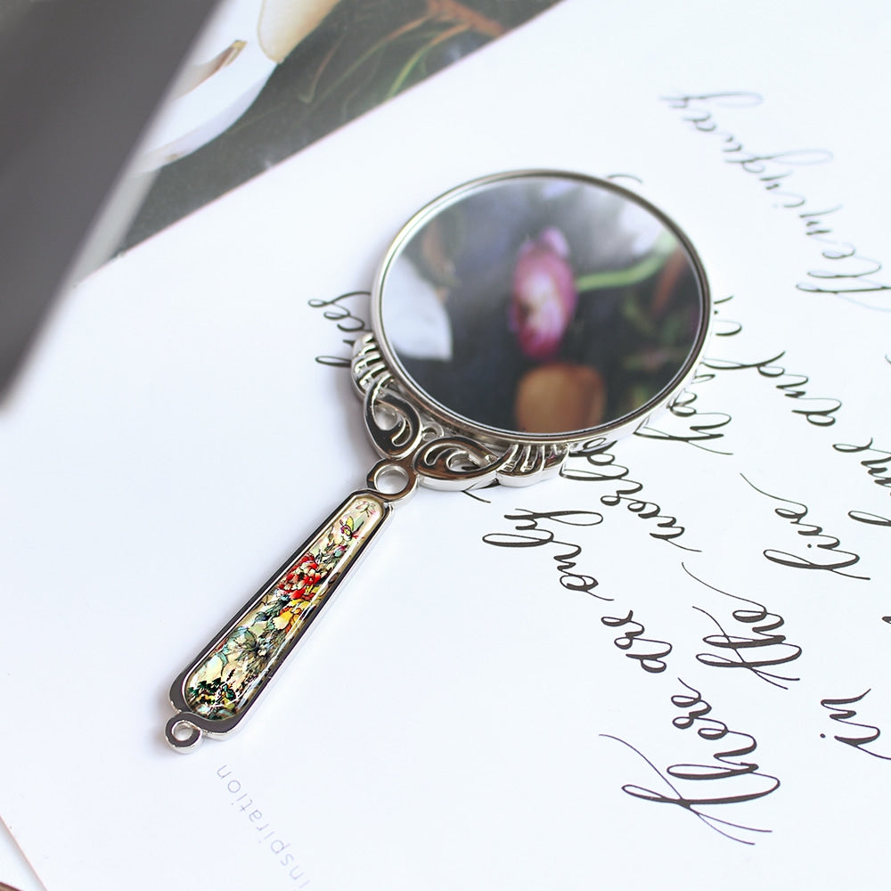 Najeon Mother-of-Pearl Hand Mirror - Gold - view 3