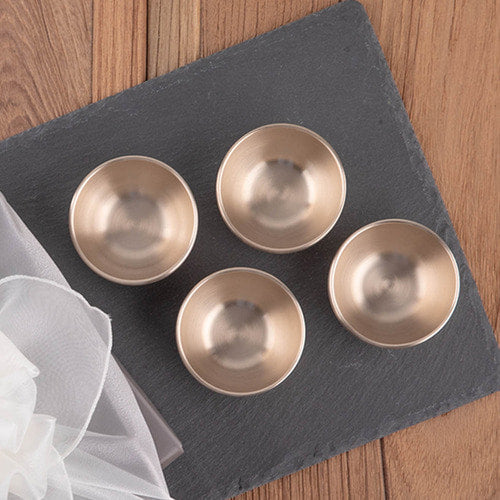 Bangjja Brass Soju Cup - Classic Brass (Set of 4) - view 3